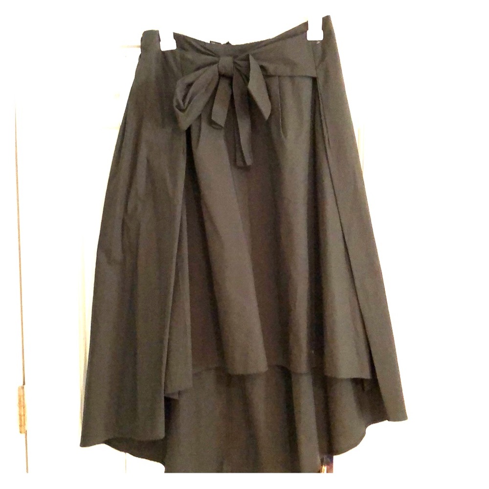 Army Green High-Low Skirt Size 2
